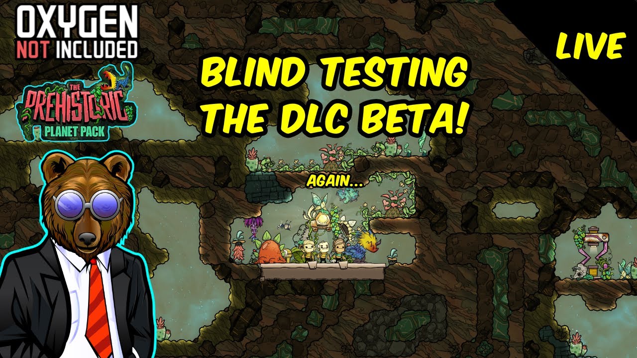 🔴German Engineer tries The Prehistoric Planet Pack DLC Beta BLIND EP2! Oxygen Not Included
