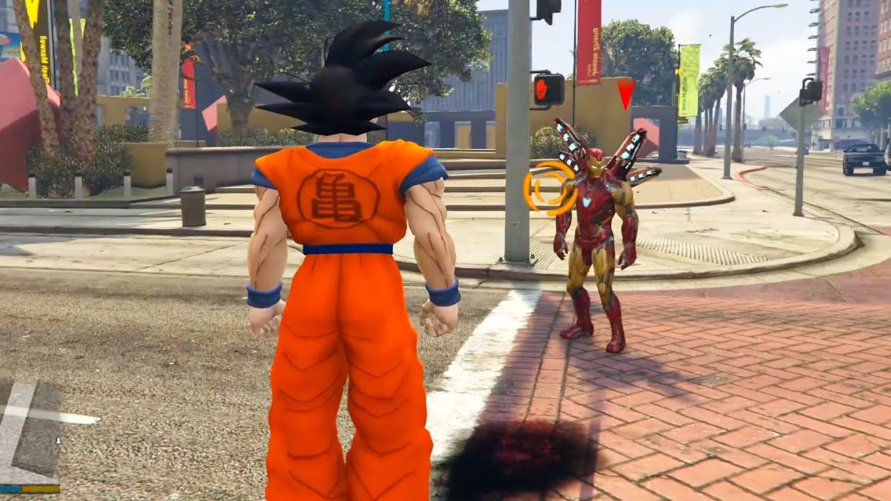 GOKU vs IRON MAN in GTA 5💥| Anime vs Marvel Epic Battle 🔥