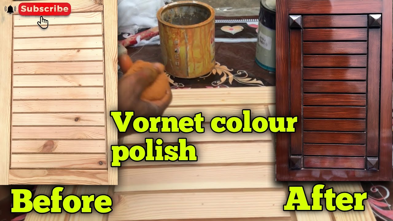 How can vornet polish on yellow pine wood:#woodpolish #polish