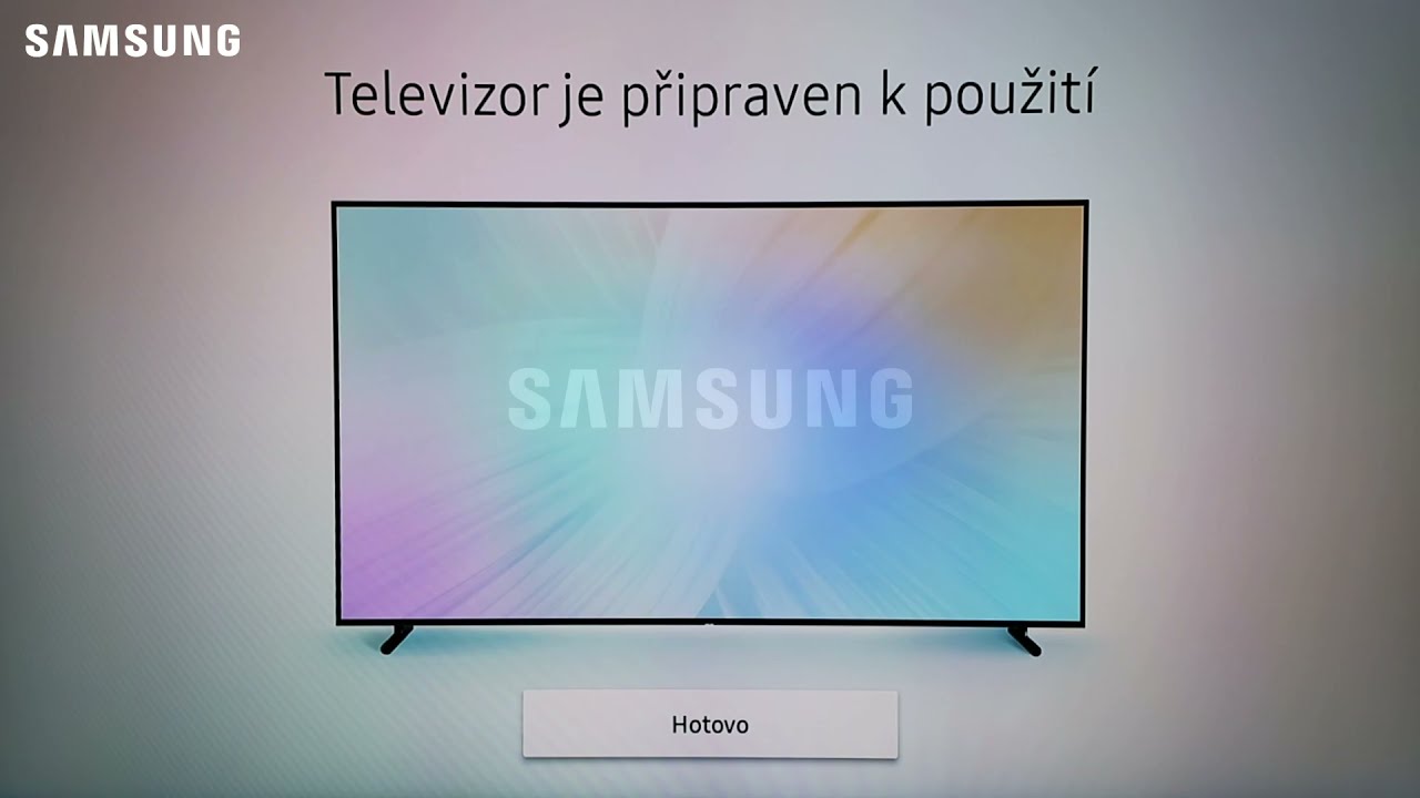 Jak nastavit novou televizi Samsung?