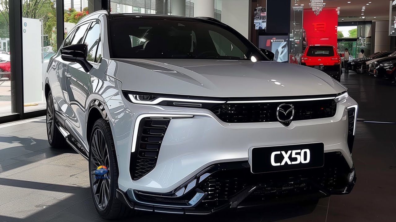 Wnętrze Mazdy CX-50 Hybrid 2026 &ndash; styl, technologia i zalety hybrydy bez opakowania!