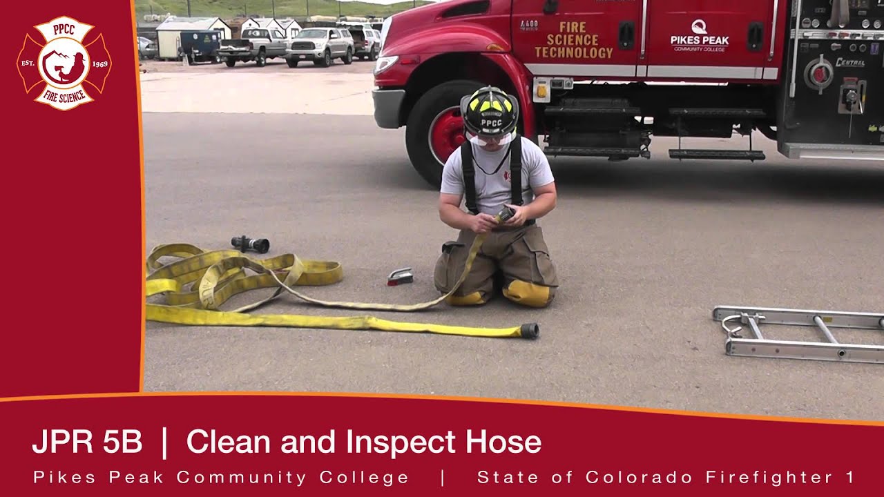 PPCC FF1 JPR 5B Clean and Inspecting Hose