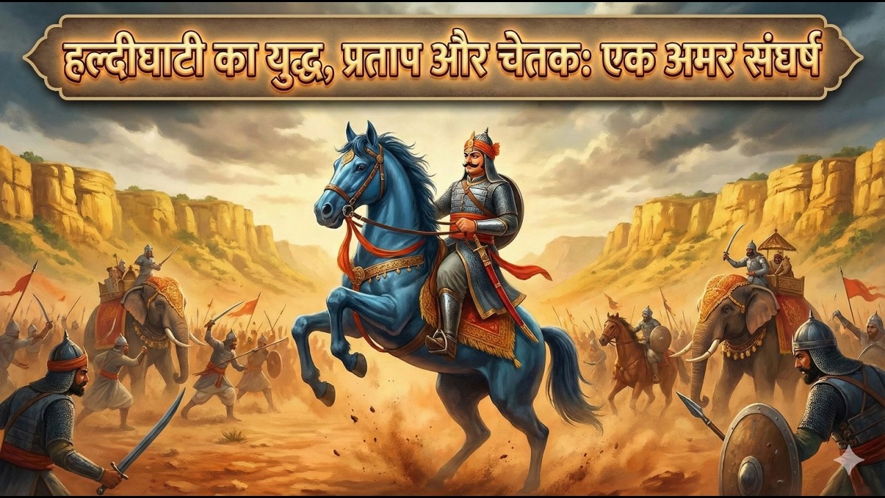 हल्दीघाटी का युद्ध, प्रताप और  चेतक: एक अमर संघर्ष