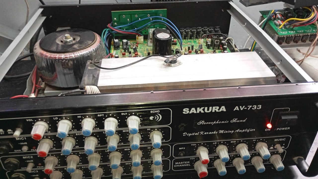 MAY POWER PERO WALANG SOUNDS SAKURA AV733 AMPLIFIER PAANU AYUSIN