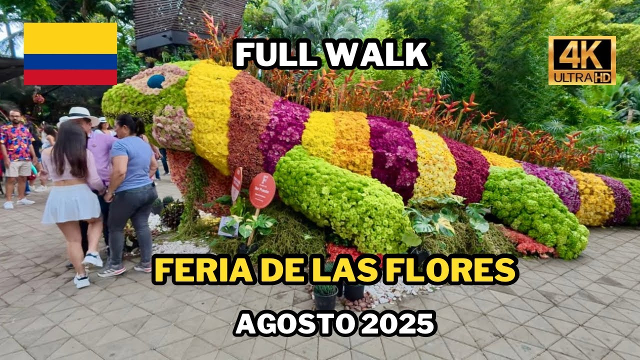 Orquideorama del Jard&iacute;n Bot&aacute;nico | Feria de las Flores 2025 4K