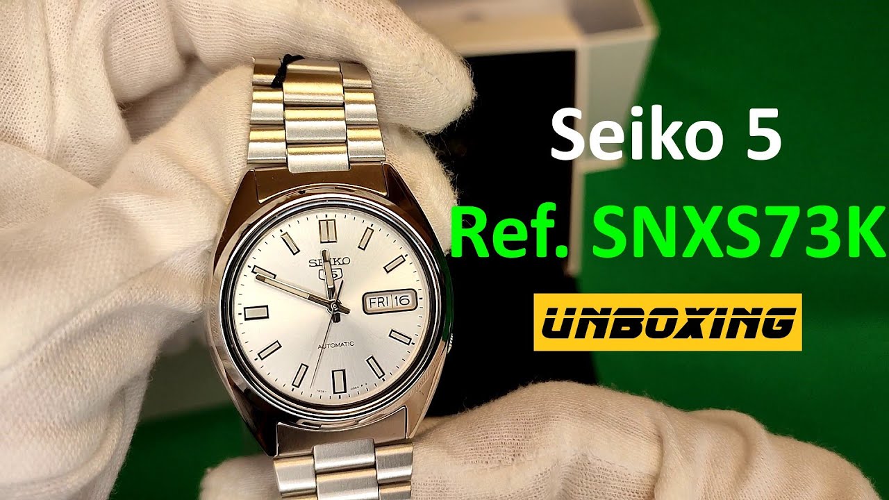 Seiko 5 Ref. SNXS73K Unboxing and Review