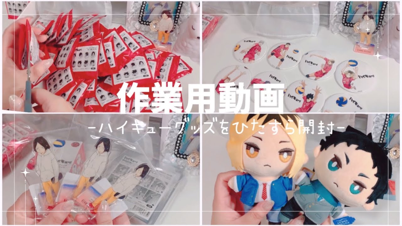 作業用＊グッズ開封＊ハイキュー/TOHO/ゴミ捨て場の決戦