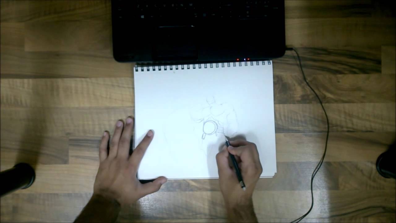 League Of Legends - Speed drawing (Braum) - Part 1