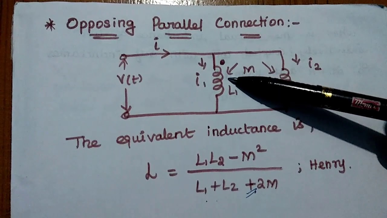 Inductance of coupled coils