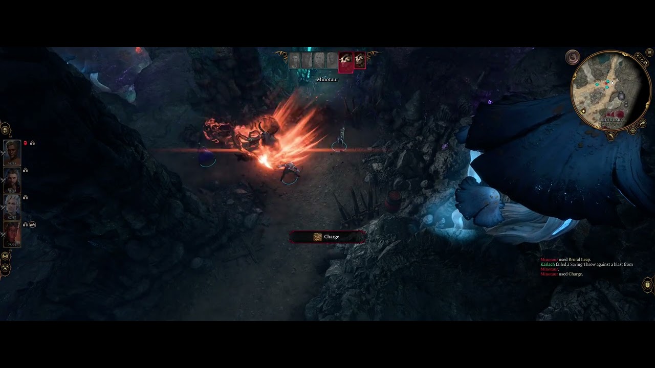 Baldur's Gate 3 - Act 1 Travel To Moonrise Towers: Explore The Underdark: Slay Two Minotaur Gameplay