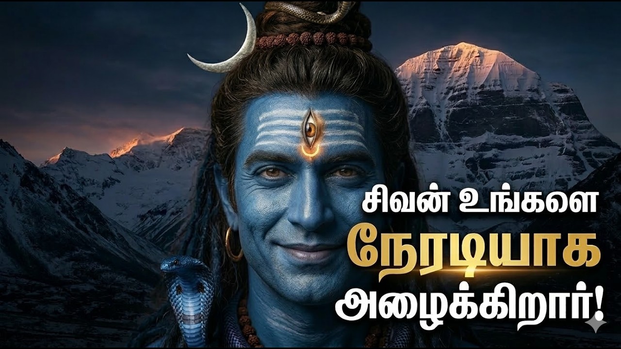 சிவன் உங்களை நேரடியாக அழைக்கிறார்! இந்த வீடியோ உங்களைத் தேடி வந்ததன் ரகசியம் 👁️🔱 Shiva Message Tamil