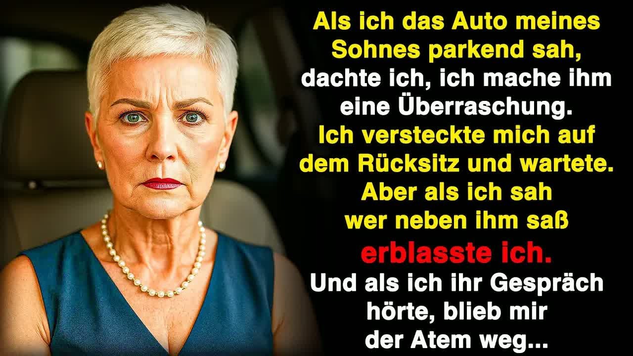 Ich wollte meinem Sohn eine Überraschung machen, aber als ich sah, wer neben ihm saß