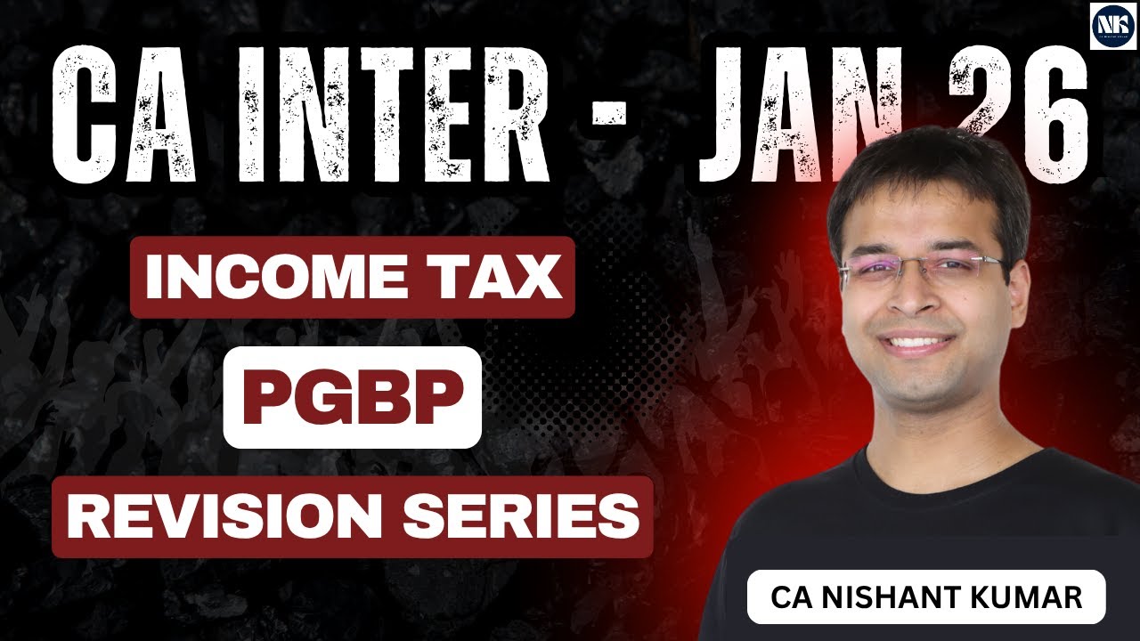 PGBP | CA Inter - January 2026 | Revision Series