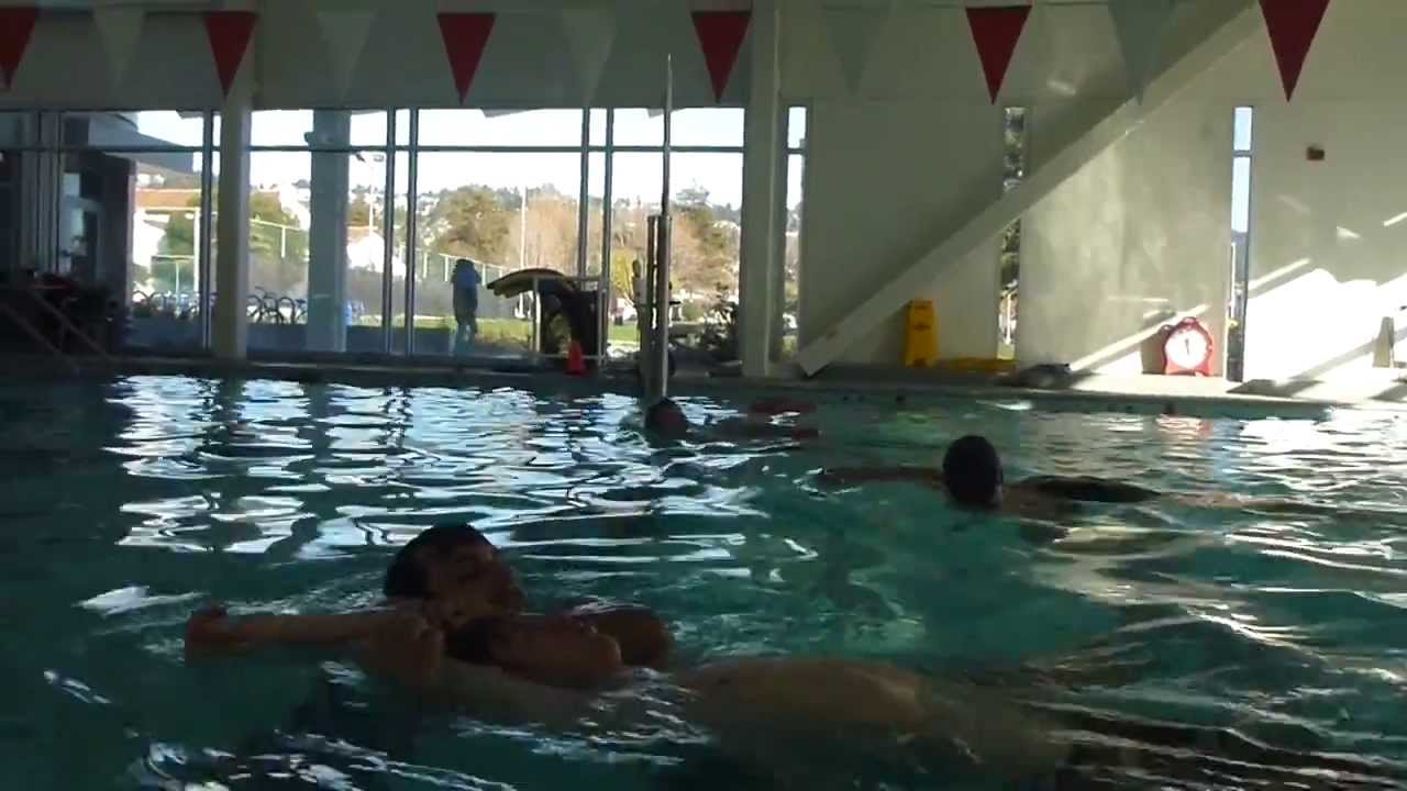 Lifeguarding Drill: In-Line Stabilization Progression, Mid-depth Head Splint Victim Submerged