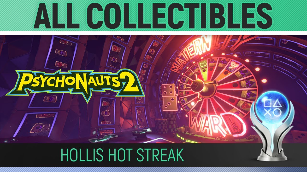 Psychonauts 2 - Holli's Hot Streak - All Collectibles 🏆 Figments, Baggage, Nuggets & Memory Vaults