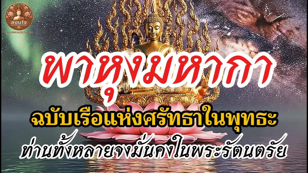 พาหุงมหากา 9 จบ|ฉบับเรือแห่งศรัทธาในพุทธะ| ไพเราะมาก|ฟังสบายใจสงบ|แนวดนตรีบำบัด