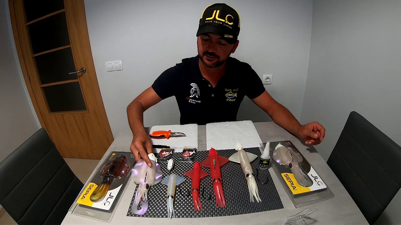 Tutorial Montaje Señuelos ...Sepia jlc,Xipi jlc y Calamar jlc