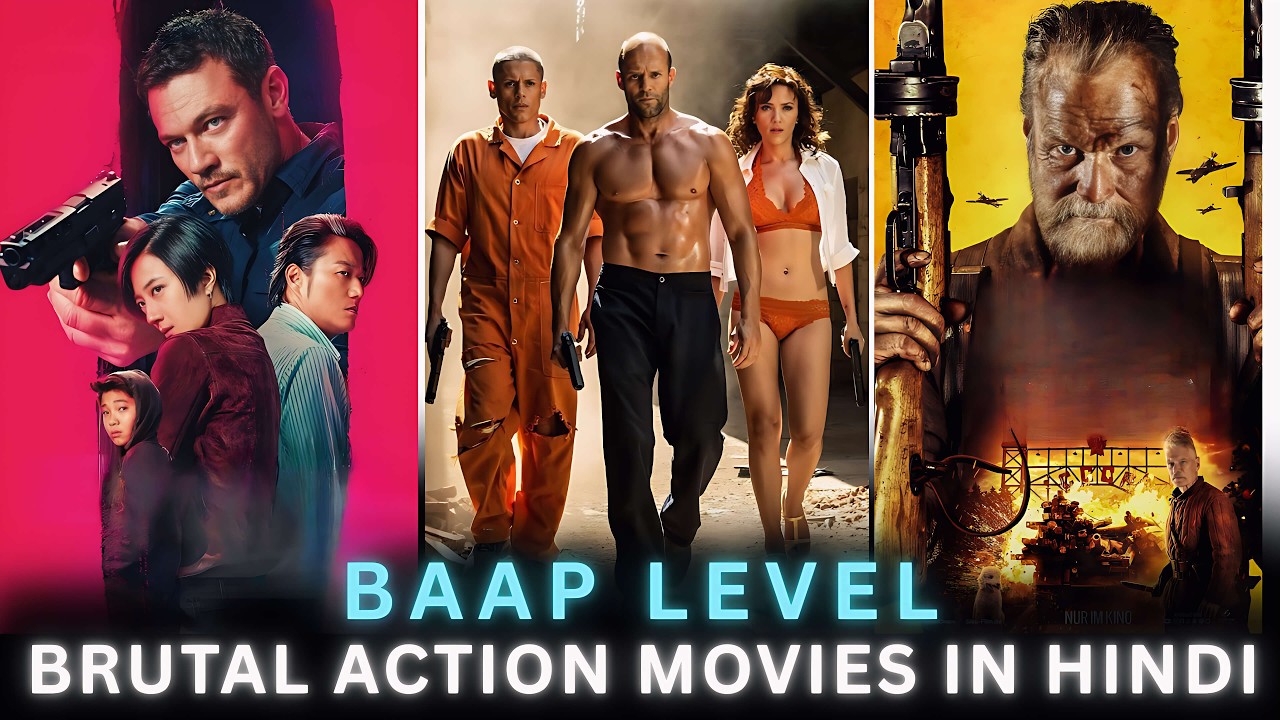 Top 4 Nonstop Brutal Action Movies in Hindi | Extreme Violence & Crazy Fight Scenes 💥😱