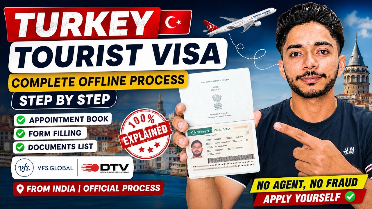 Turkey 🇹🇷 Tourist Visa - Full Process Explained !!