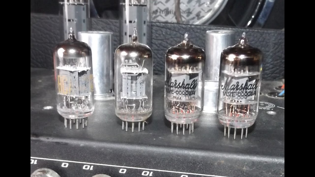 2 Marshall ECC83 vs 2 RCA 12AX7A Tube Tone Comparison