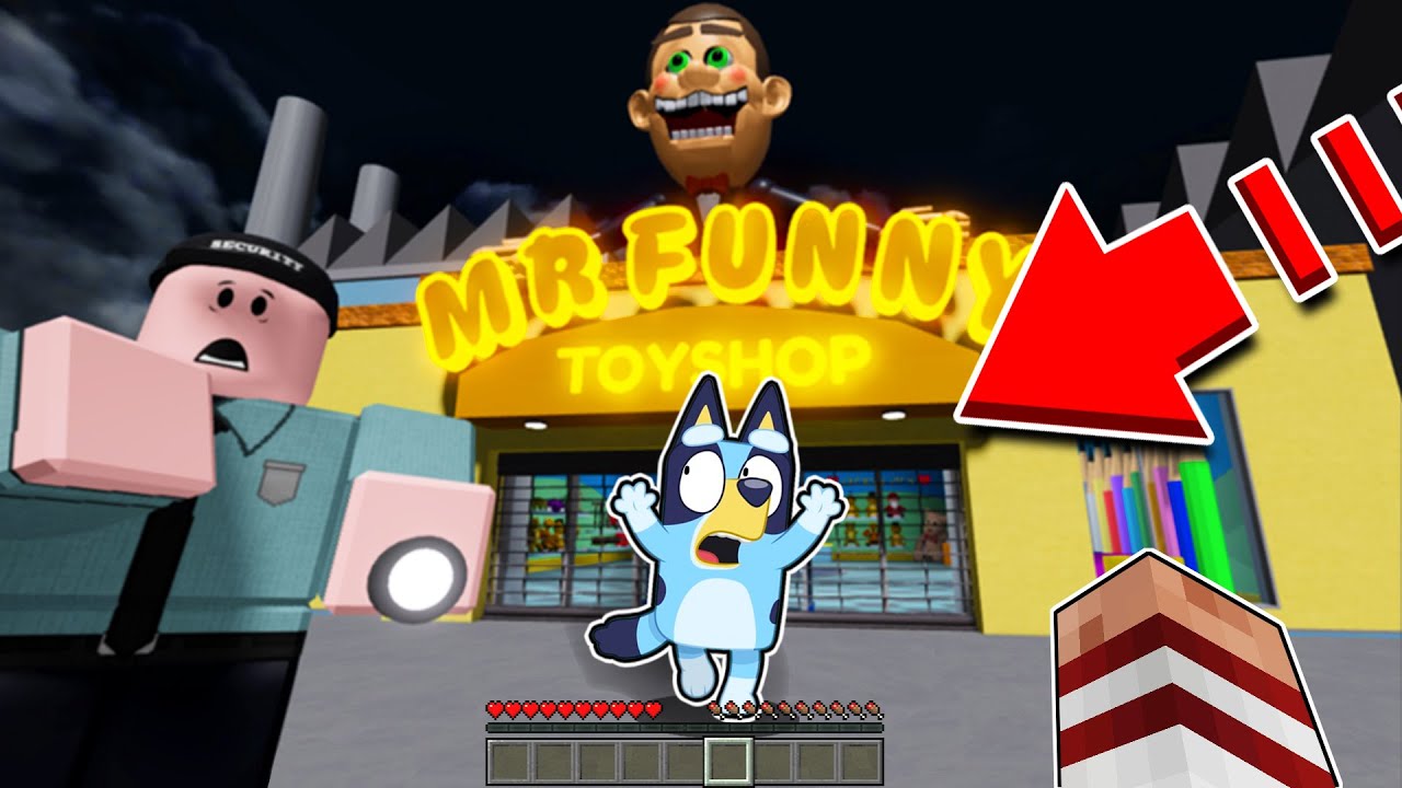 ESCAPO DE LA JUGUETERÍA DE MR. FUNNY CON BLUEY