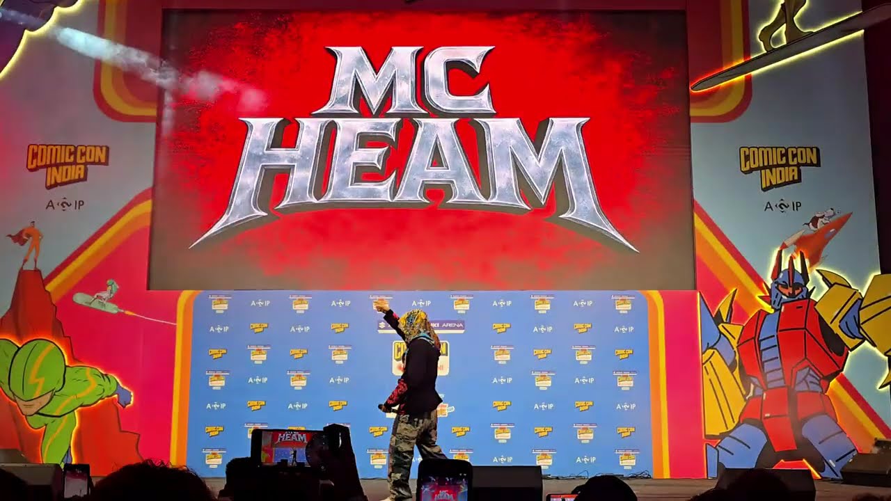 MC HEAM Live Performance, comicon 2025 #mcheam #singer #liveperformance #comicon2025 #singerlive 
