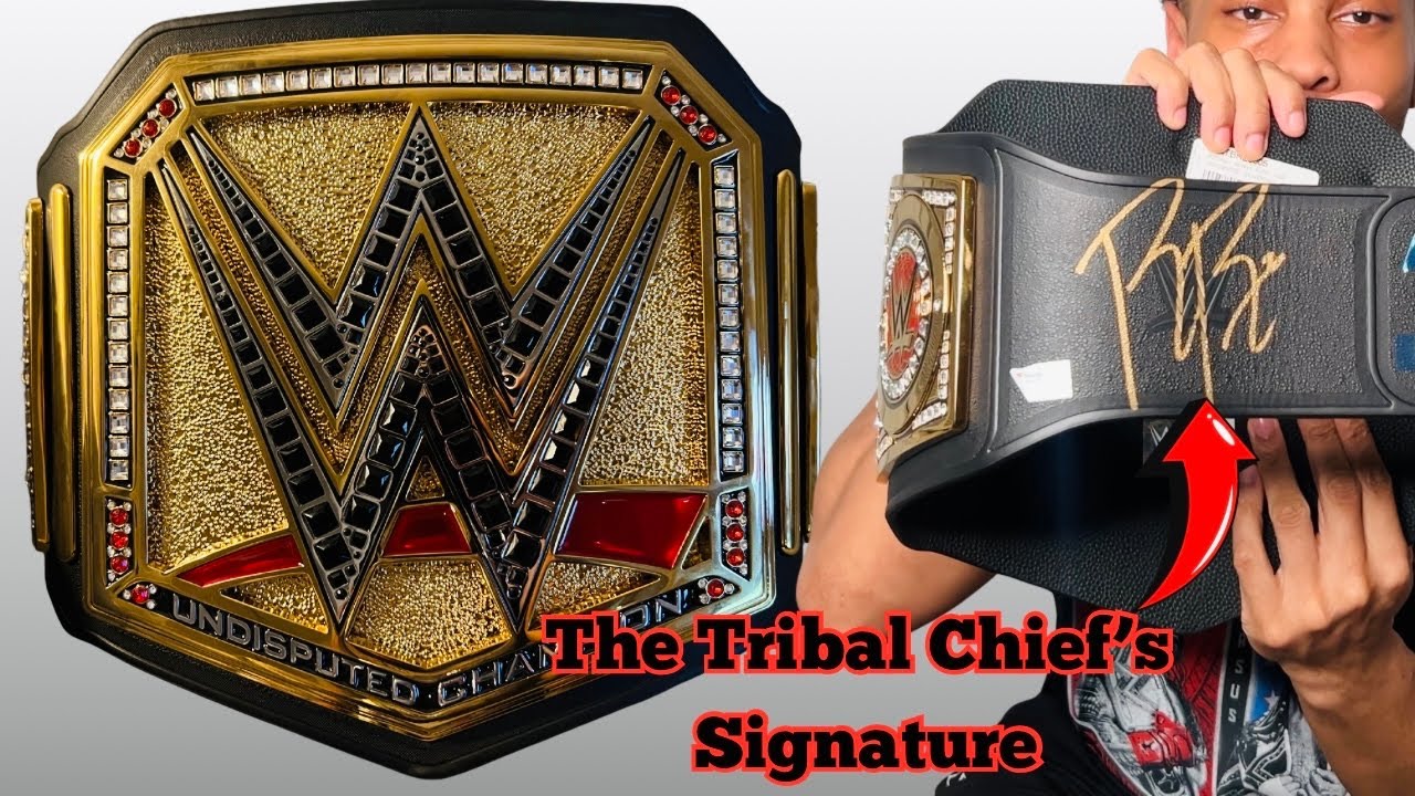 Unboxing AUTOGRAPHED Roman Reigns Undisputed WWE Championship