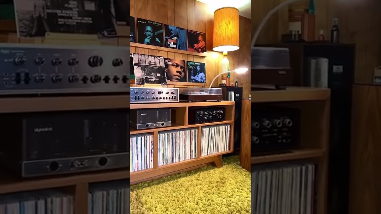70's Style HiFi Audio Room Audiophile 😎 #shorts