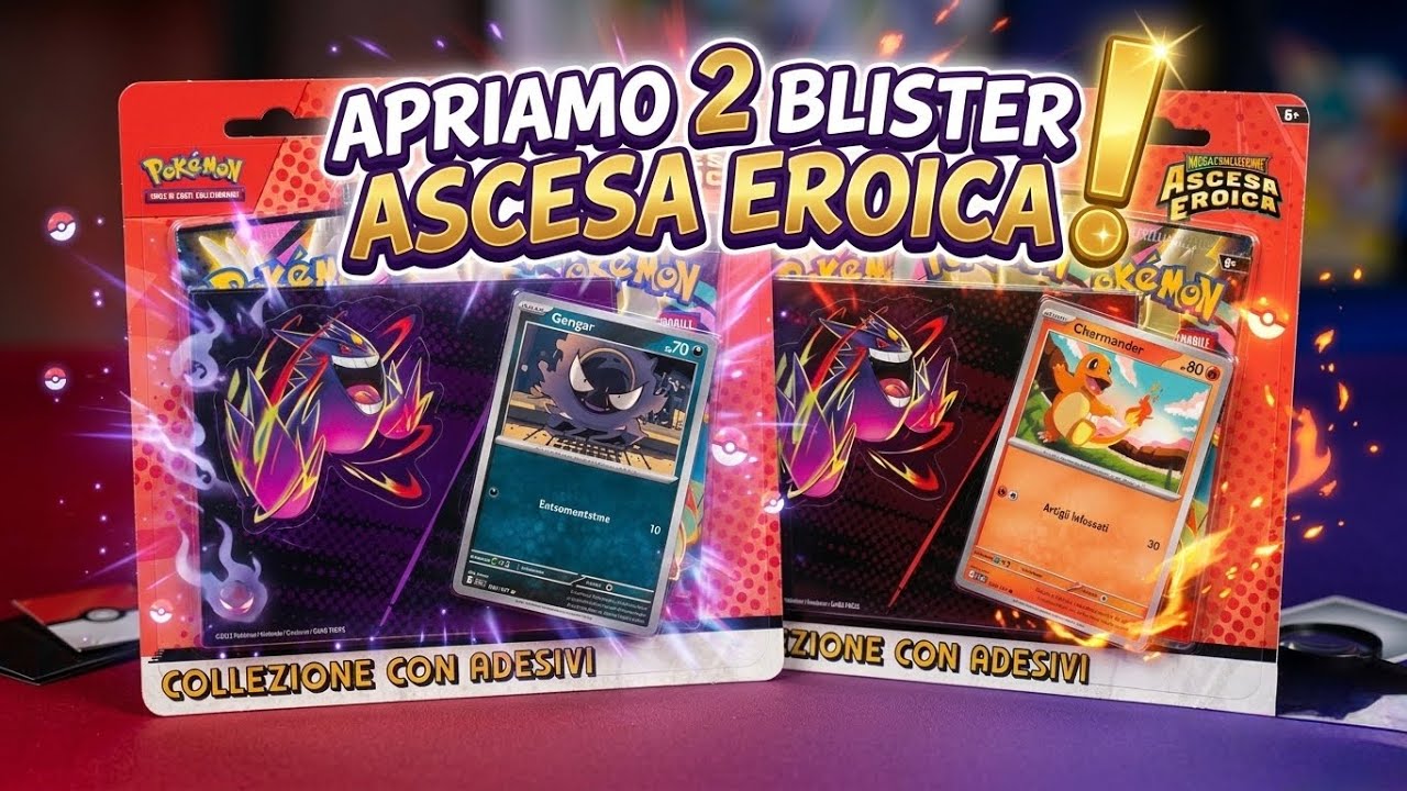APRIAMO i NUOVI BLISTER Pokèmon di ASCESA  EROICA… 😬🫣