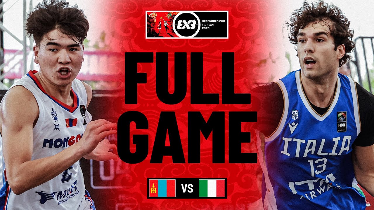 Mongolia 🇲🇳 vs Italy 🇮🇹 | Men | Full Pool Game | FIBA 3x3 U23 World Cup 2025