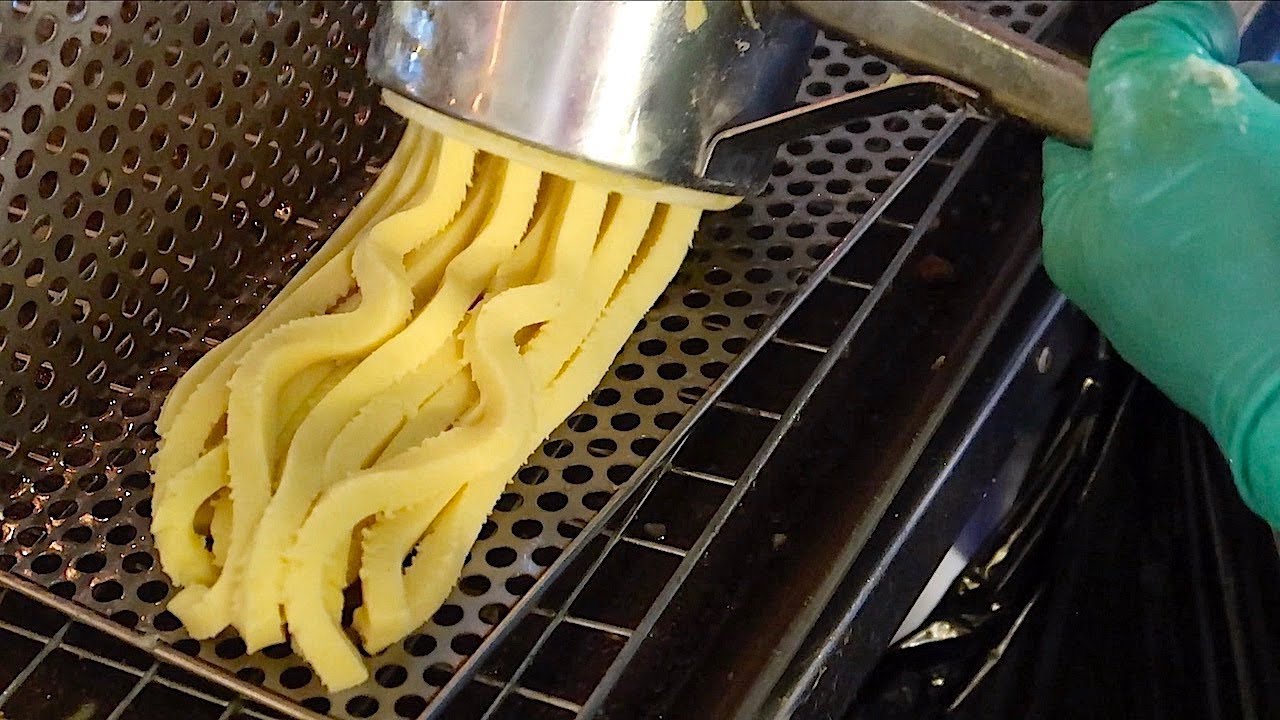 30 cm Long French Fries in Bangkok Thailand