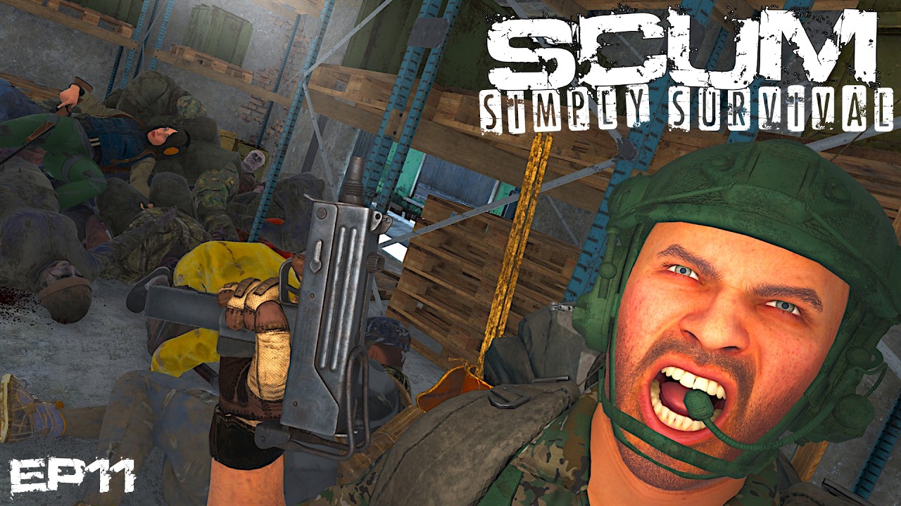SCUM | This Gun SHREDS! | Simply Survival S2 EP11