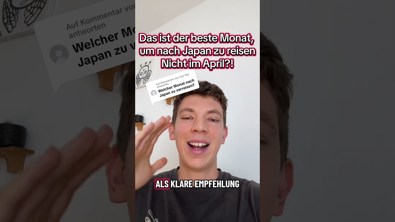 Reise nicht im April nach Japan, wenn…