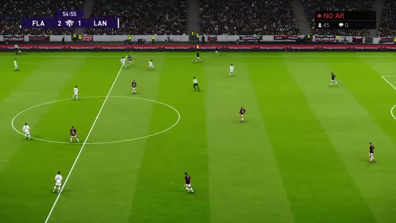 FL4M3NG0 X L4NUS  40 V1V0 C0M 1M4G3M -JOGO DE HOJE GAMEPLAY PES21 PS4