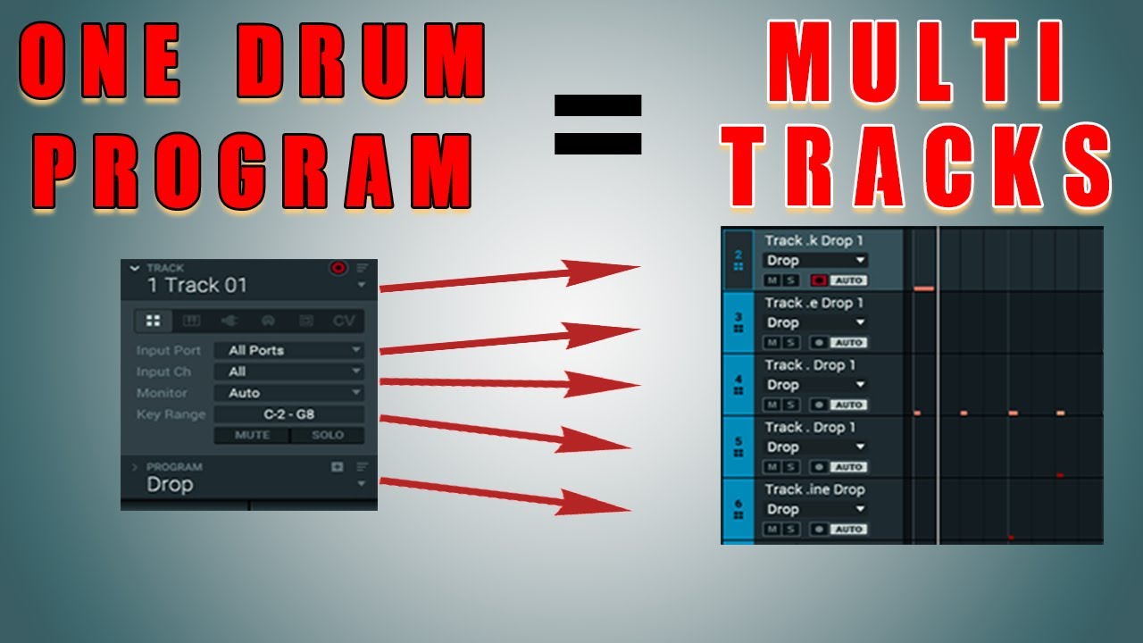 How To Put MPC Drum Program On Separate Tracks Beginners