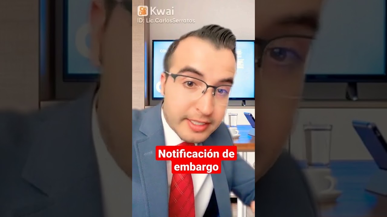 Notificaci&oacute;n de embargo