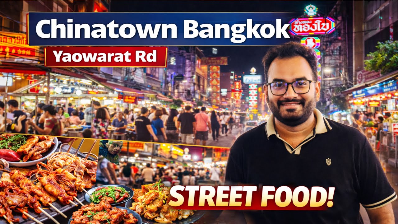 Most Famous Street Food of Yaowarat Rd(Chinatown Bangkok)