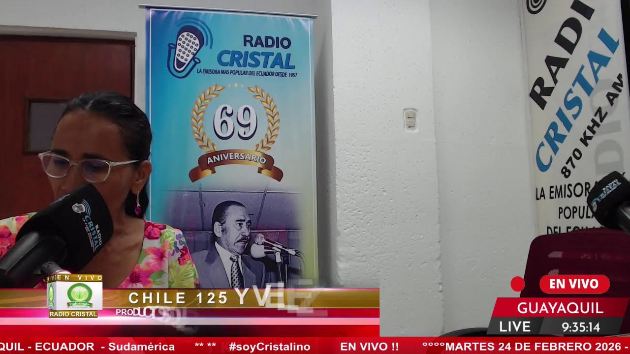 Domingo 15 de Febrero de 2026 - Canal Oficial de RADIO CRISTAL de #guayaquil  #1957radiocristal