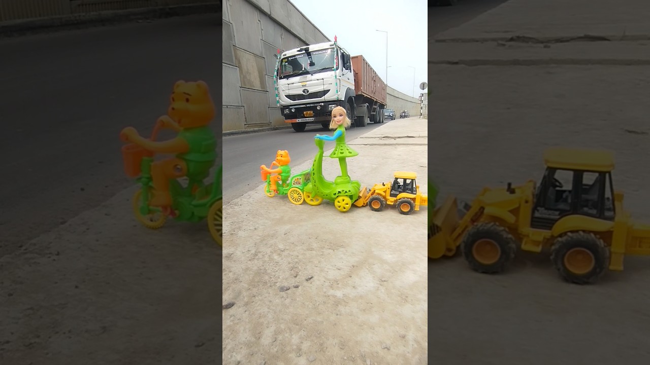 Remote Control Scooty Girl And Monkey Scooter Unboxing And Testing Short ||