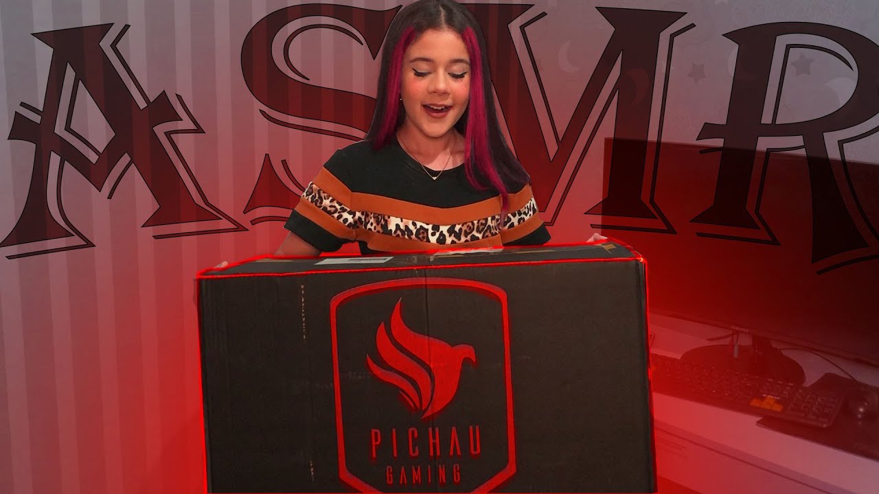 ASMR UNBOXING do meu novo PC GAMER da PICHAU 2021 - Vale a pena?