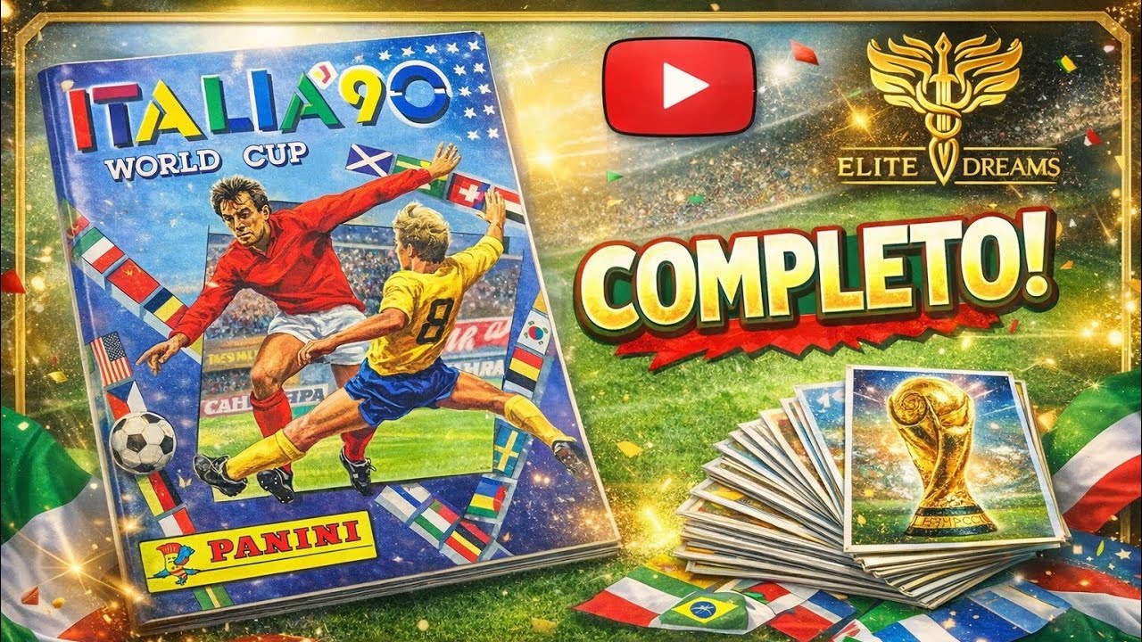 PANINI ITALIA 90: L'ALBUM COMPLETO 36 ANNI DOPO!!