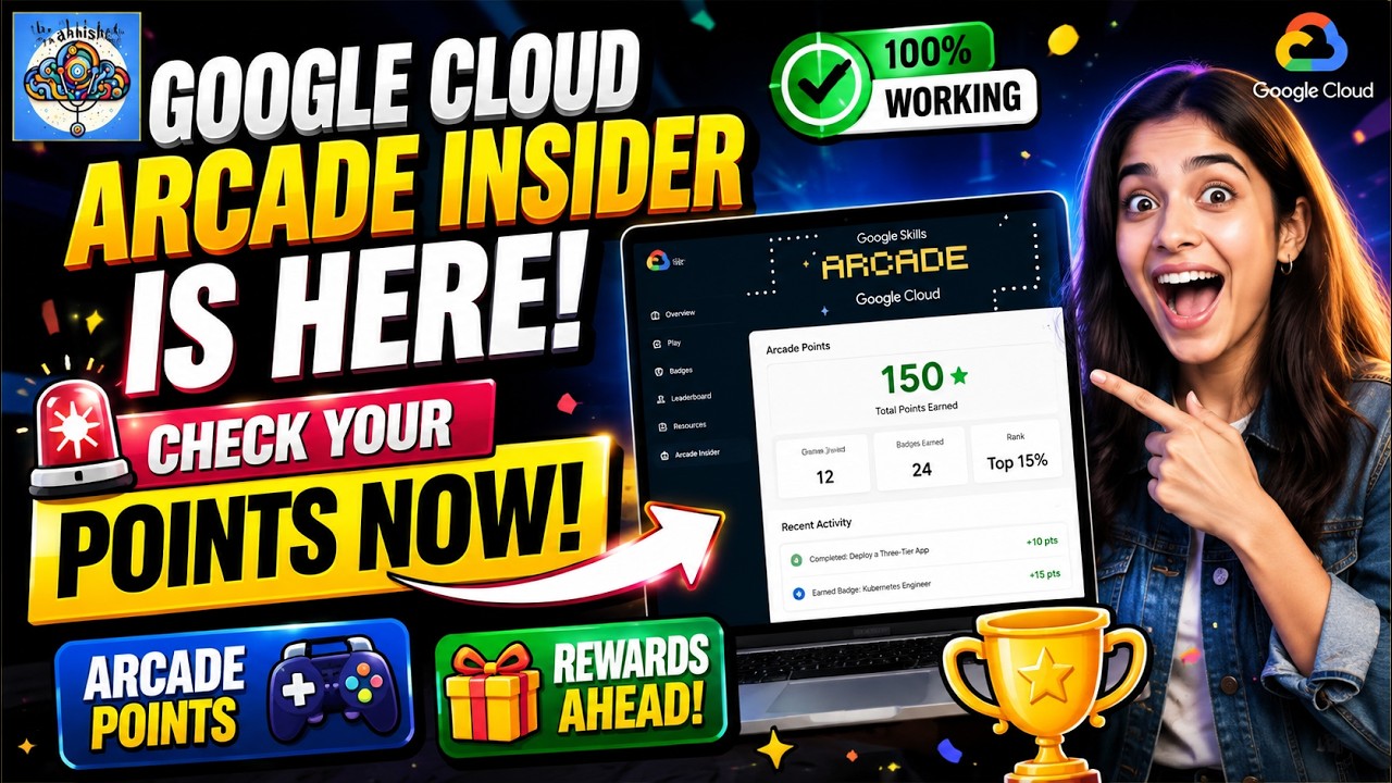 GOOGLE CLOUD ARCADE INSIDER УЖЕ ЗДЕСЬ! 🚨 ПРОВЕРЬТЕ СВОИ БАЛЛЫ ПРЯМО СЕЙЧАС! #qwiklabsarcade2026