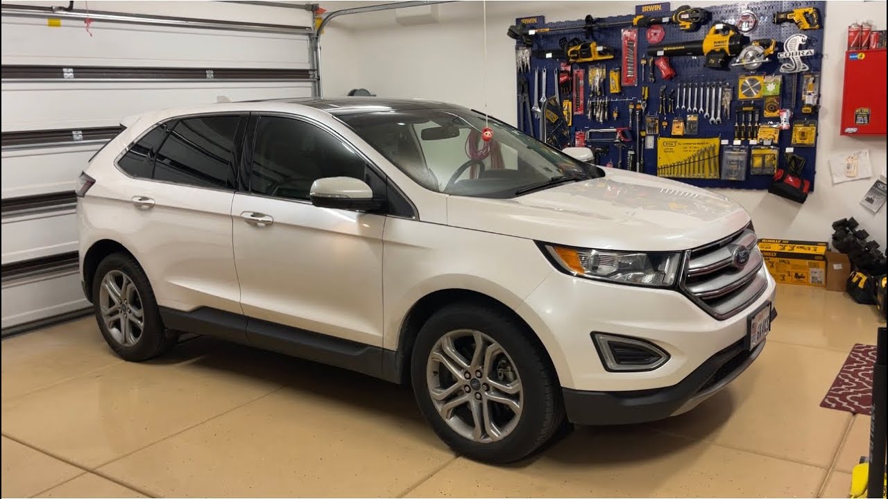 Замена передних тормозов Ford Edge. Тормозные колодки и роторы 2015-2018