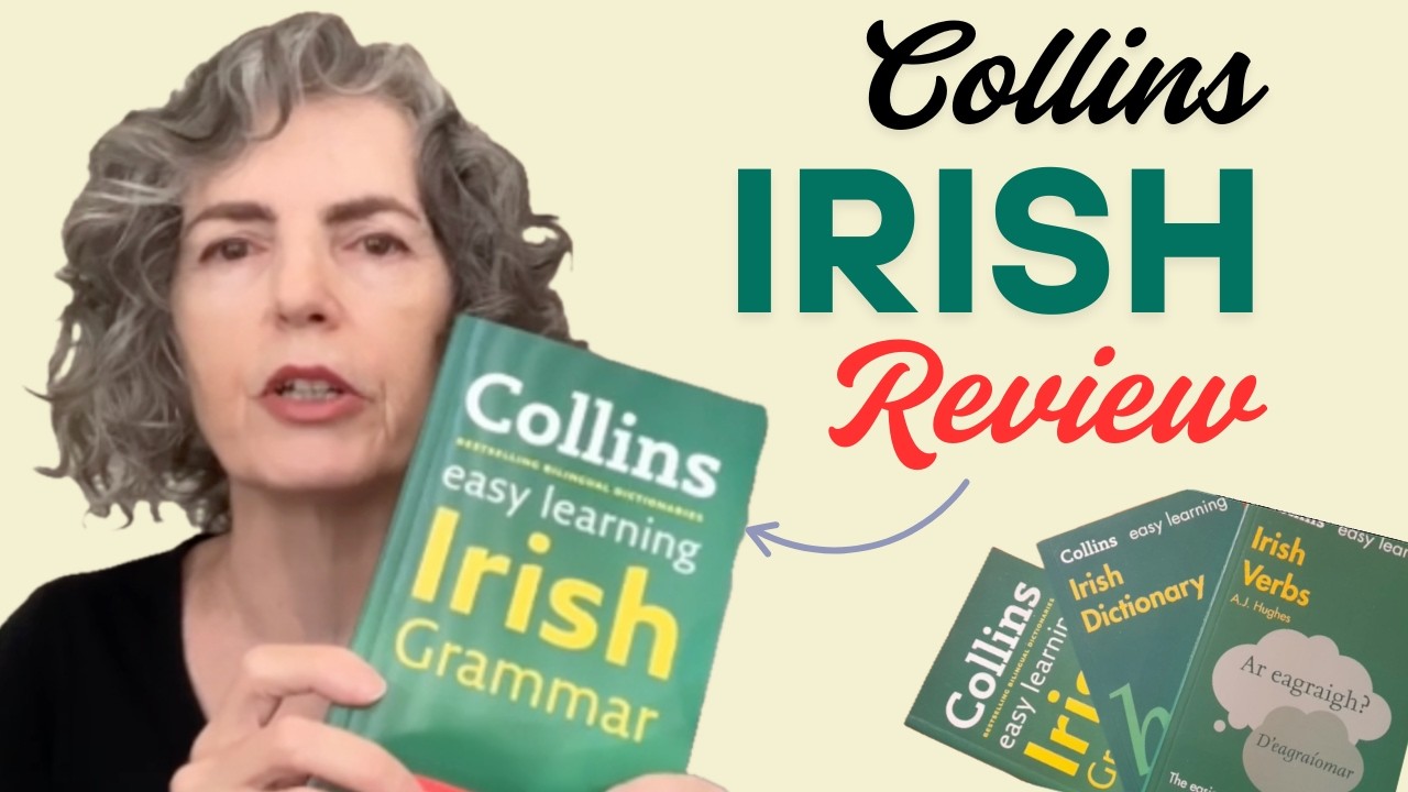 Collins Irish language resources review #gaeilge #irishlanguage #bookreview