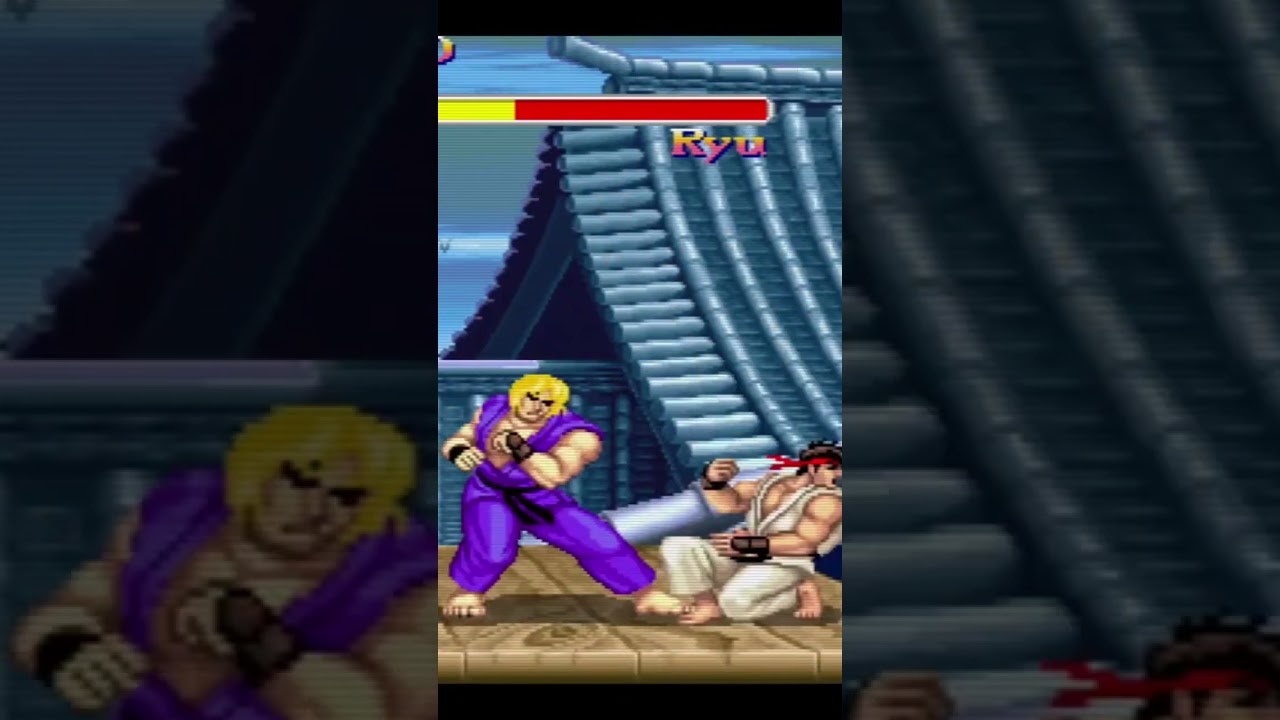 Super Street Fighter II Ken vs Ryu Shoryuken battle #superstreetfighter2 #kenvsryu