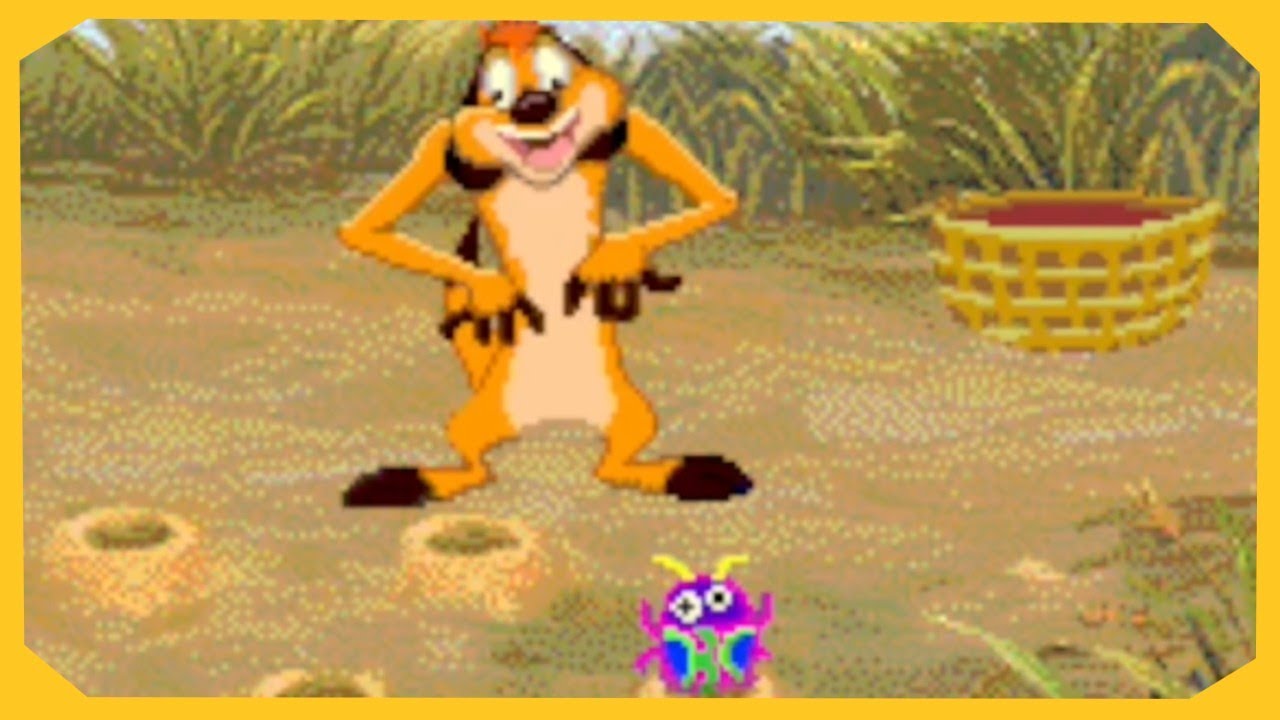 The Lion King II: Grub Grabber Gameplay (Browser Game)
