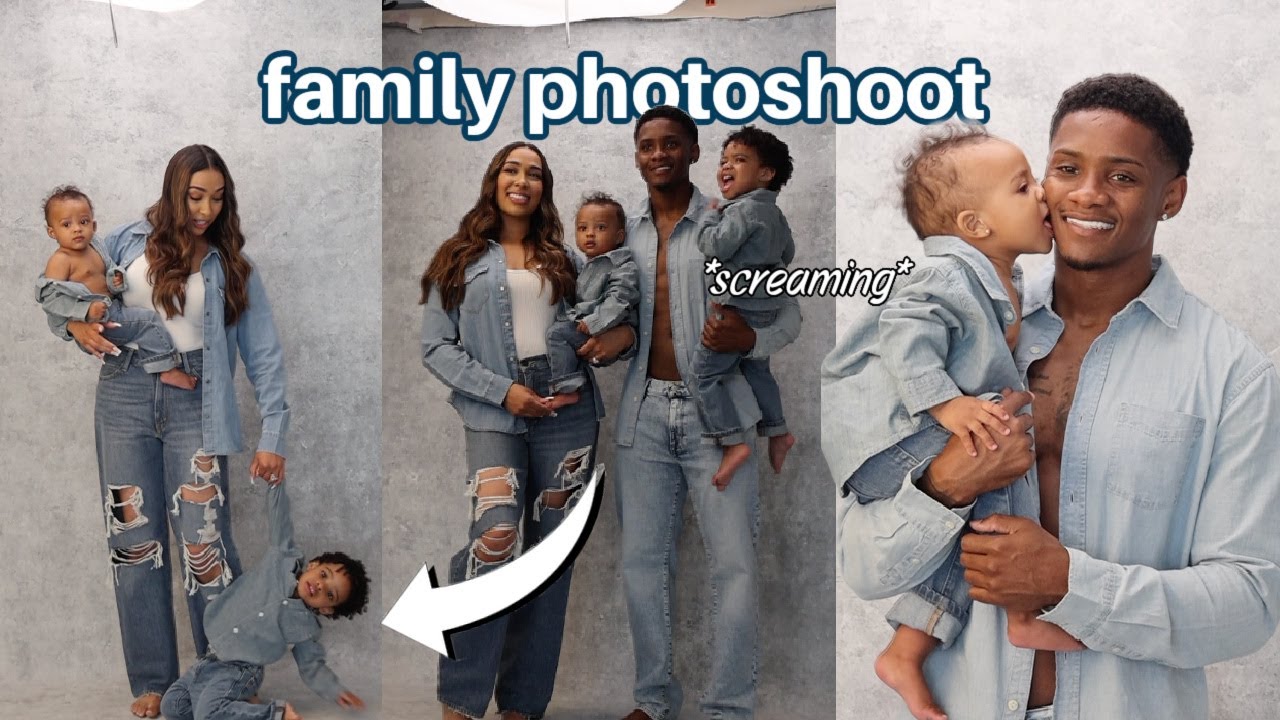 Наша семейная фотосессия! *Правда о фотосессии с младенцем и малышом*