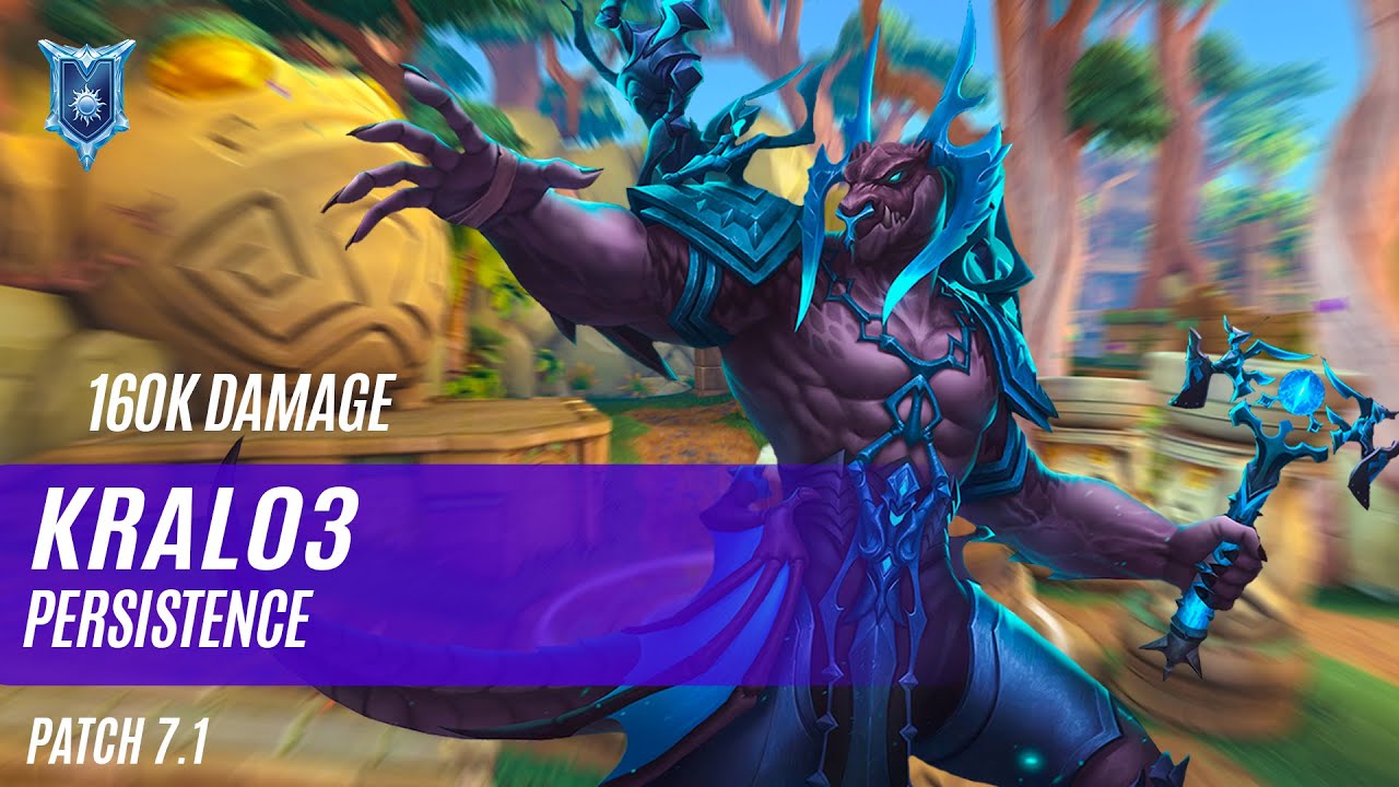 160K DAMAGE KRAL03 AZAAN PALADINS COMPETITIVE (NEW PATCH 7.1) PERSISTENCE