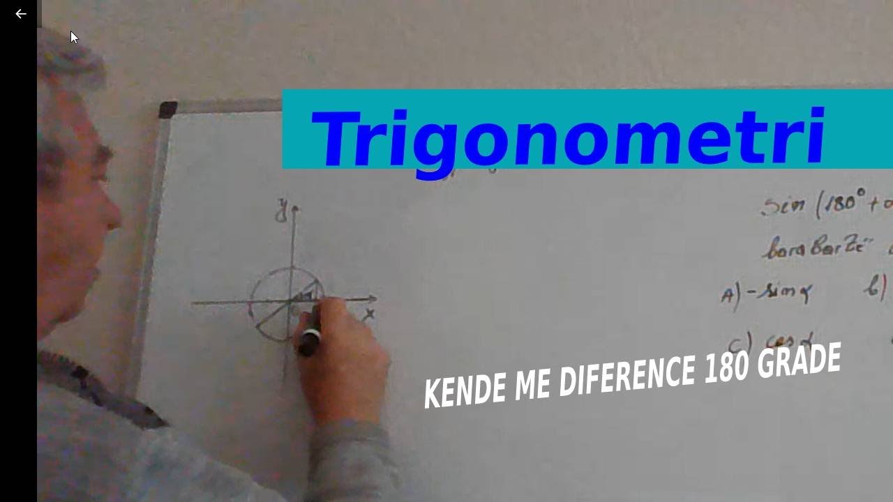 Trigonometri/ Kende me diference 180 grade