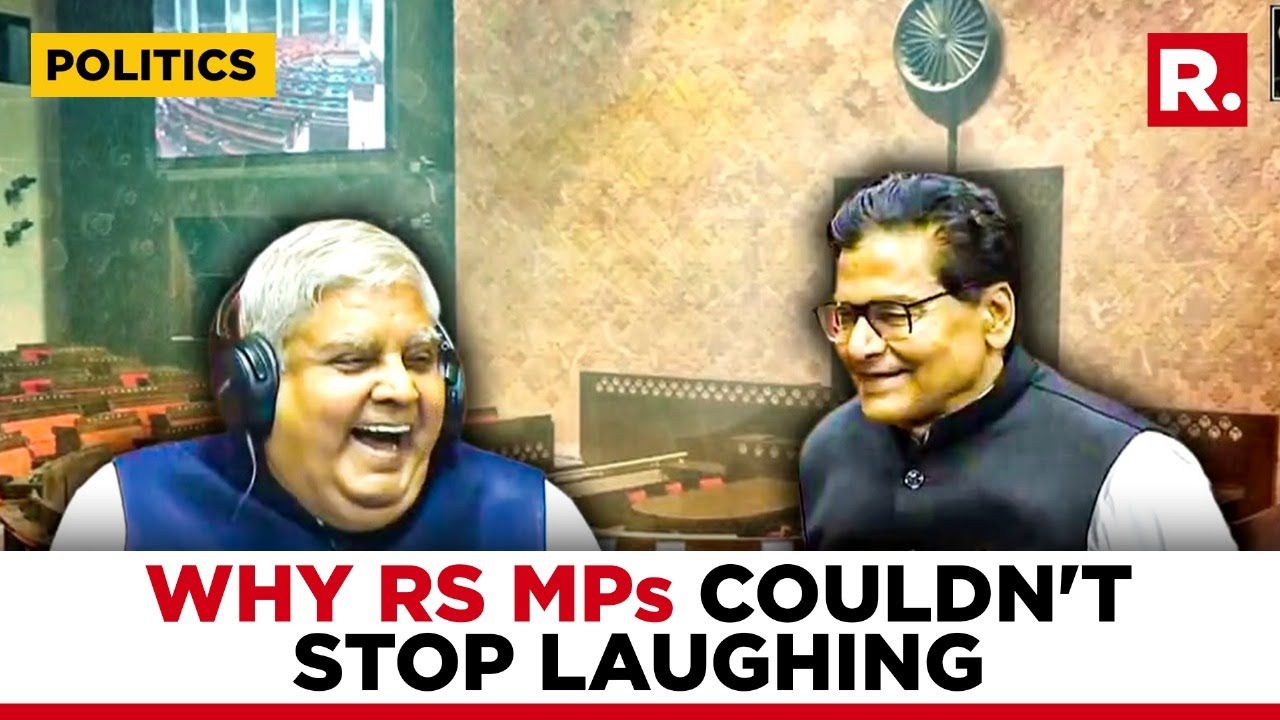 SP MP's Banter With Chairman Jagdeep Dhankhar Leaves Rajya Sabha Laughing